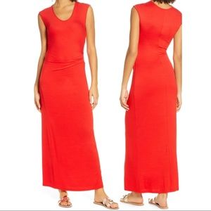 FRAICHE BY J Rushed jersey maxi dress